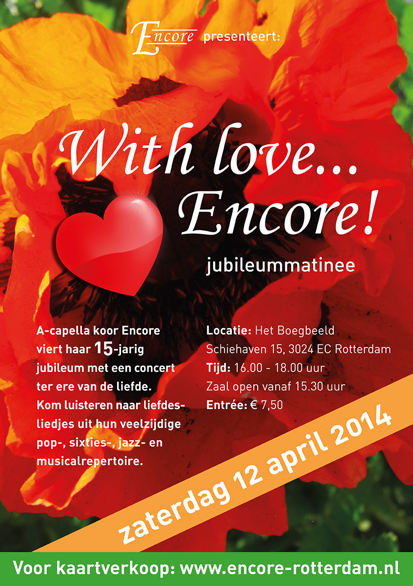 poster liefdesconcert Encore